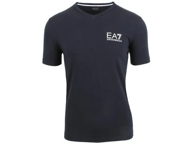 Emporio Armani EA7 Kurzarm T-Shirt Shirt V-Ausschnitt Baumwolle Elasthan Größe M - Bild 1 von 4