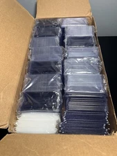 800 Count Card Sleeves, Hard Plastic Toploaders, Soft Sleeves For 3”x 4” Cards