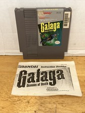 Galaga Demons of Death NES Cartridge / Manual(Nintendo NES, 1988) Tested Working