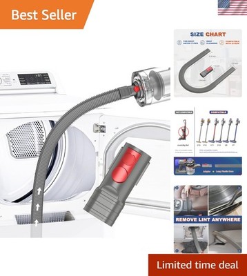 Dryer Vent Cleaner Kit Compatible with Dyson Dryer Lint Vacuum Attachment Rem...