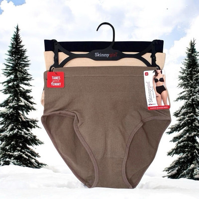 Skinnygirl Shaping Seamless Briefs Size M~3  pair Style SG7062~TAMES YOUR TUMMY