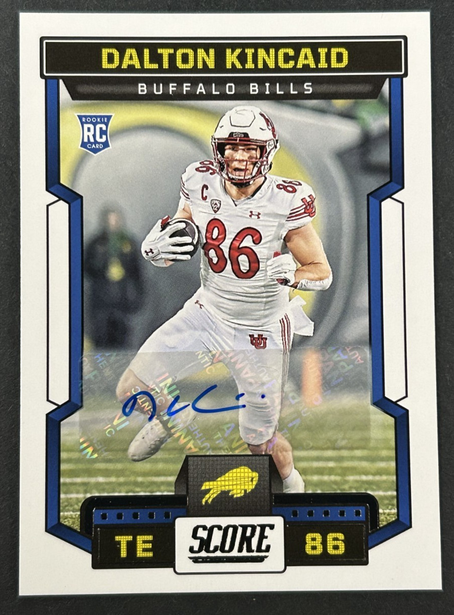 2023 Panini Score - Dalton Kincaid #338 Buffalo Bills - RC AUTO