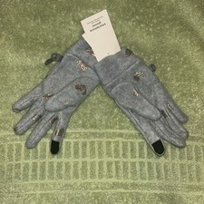 NWT GapKids Girls Gray Fleece Smartphone Gloves Size Small