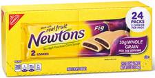 Fig Newtons Snack Packs 24 Count Box   2 Cookies Per Pack, Real Fruit