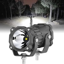 For Motorcycle Cruiser Fog Hid Passing Running Lights 2x4 Led Lights Spot White