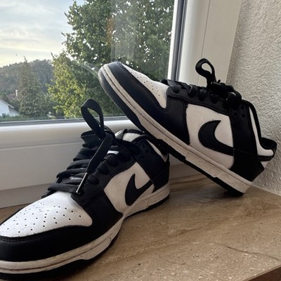 Nike Dunk Low Panda Herren Sneaker Low Top Schwarz/Weiß EU 41 DD1391-100