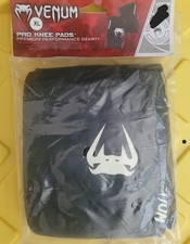 VENUM PRO PAIR OF KNEE PADS Size XL BLACK New In Package