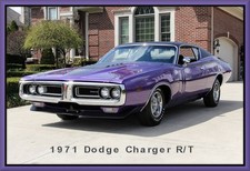 1971 Dodge Charger R/T Mopar, Toolbox - Refrigerator Magnet, 42 MIL