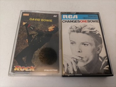 LOT 2x DAVID BOWIE - Changes one + Sammlung The Rock MUSIKKASSETTE MC