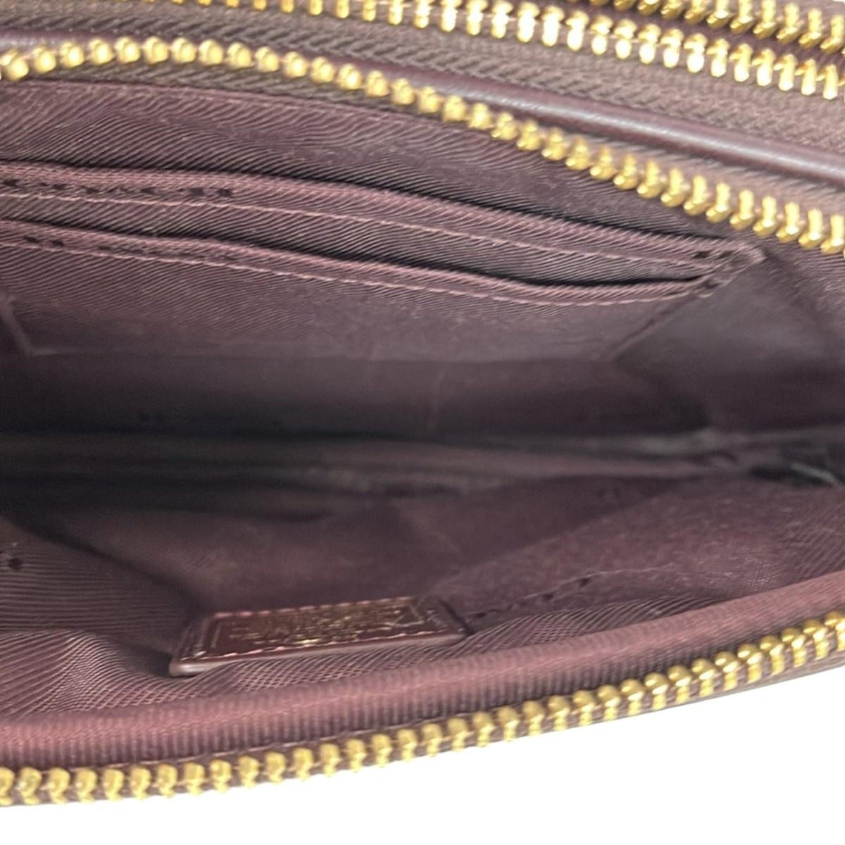 COACH Embossed Patchwork Shoulder Bag Bordeaux Pi… - image 7