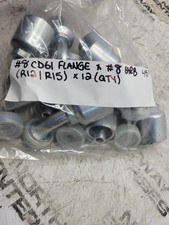 12PC LOT - 328-9143 3289143 #8 CD61 FLANGE X #8 BARB 45 Hydraulic Fitting