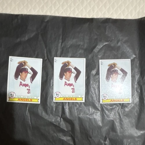 Topps Nolan Ryan Angels 1979 Baseball Card Lot Vintage MLB 3 Cards