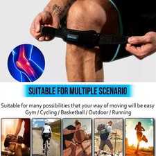 Knee Brace Support Patella Stabilizer Strap Arthritis Running Tendon Pain Relief