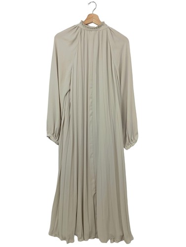 H&M Vestido de manga larga Mujeres Vestido Talla EU 38 blanco puro look casual - Imagen 2 de 5