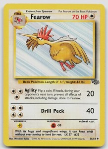 Fearow 36/64 Jungle Pokémon Card