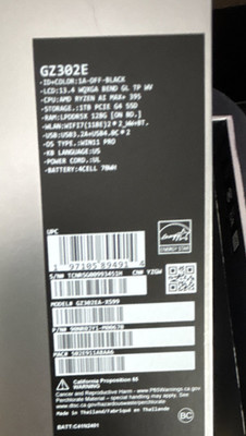 ASUS GZ302EA 13.4'' Ryzen AI MAX+ 395 128GB 1TB SSD W11P Radeon 8060S