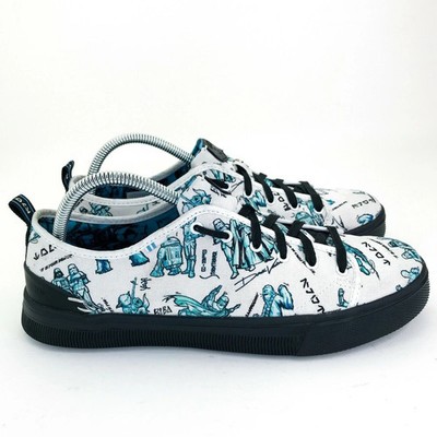 Toms Star Wars Print Characters travel lite Sketch Low Sneakers Womens size 10