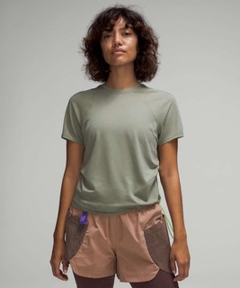 Lululemon Women's Lightweight Cinch Hem Hiking T Shirt Size 10