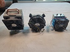 Lot  3 Of Cpu Fans With Heatsinks