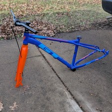 15" GT Aggressor Pro Aluminum Alloy Hybrid Hardtail Bike Frame Fork Set Disc