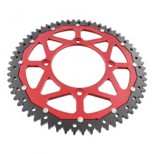 Pignone alluminio rosso 63 denti 428 divisione per Beta RR 125 LC 4T Enduro 2013-2014