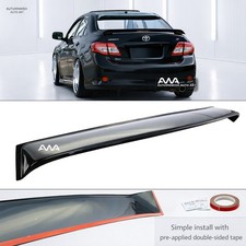 For 2009-2013 Toyota Corolla Sedan Rear Window Roof Visor Spoiler Wing Acrylic