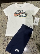 Nike Boys 2 Pc Short Set NWT Size 6