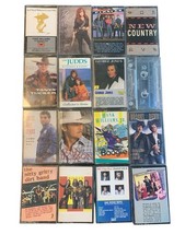 Vintage Cassette Tapes Country Music Lot 16 Dolly Parton Bill Ray Cyrus Hank W
