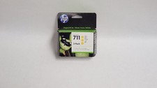 HP 711 Yellow Ink Cartridge CZ136A 29ml 3-Pack - Genuine New - 2027 Date