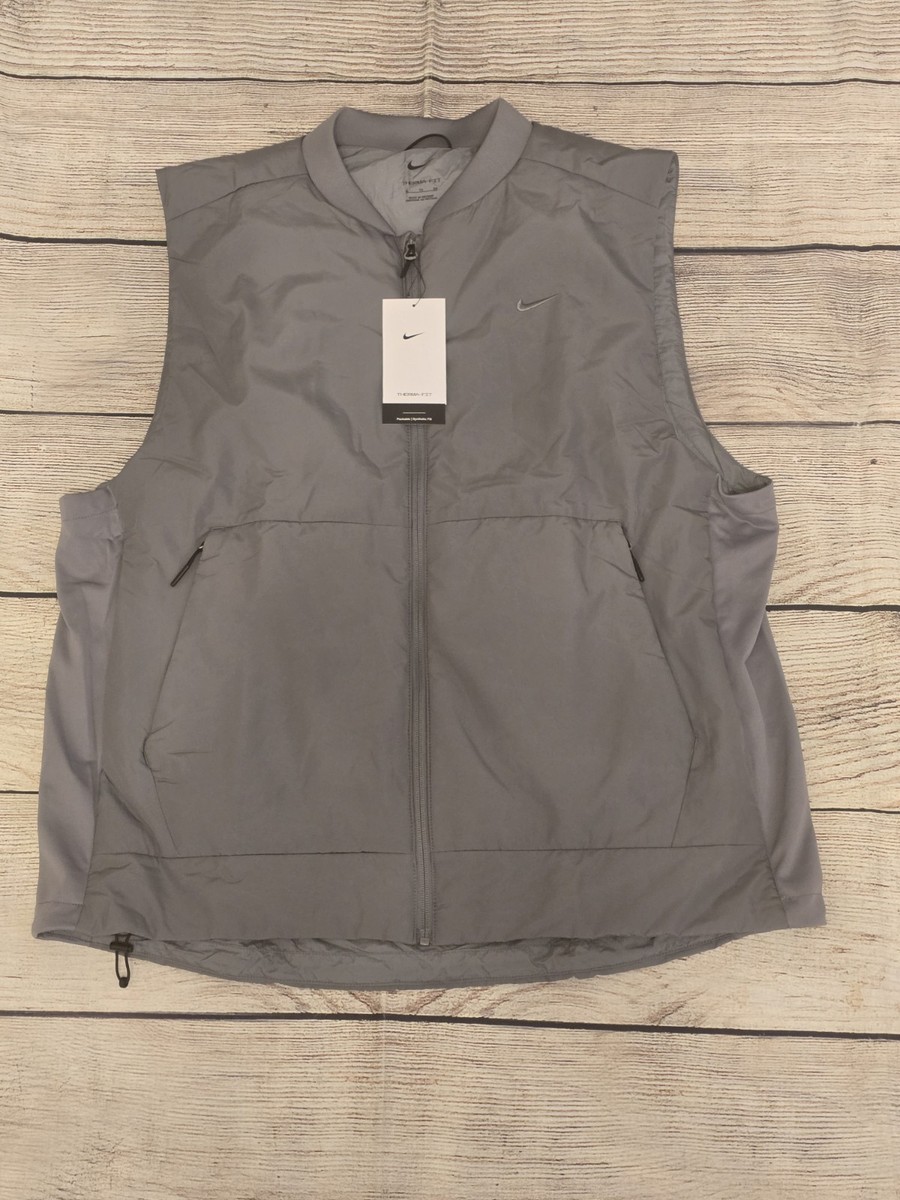 Nike Therma-FIT Unlimited Men's XL Vest FB7553-084 Smoke Grey NWT - Main Image