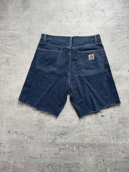 Men Carhartt WIP Shorts Navy Denim 33