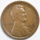 1910-S Lincoln Wheat Penny San Francisco Mint Fine (F)