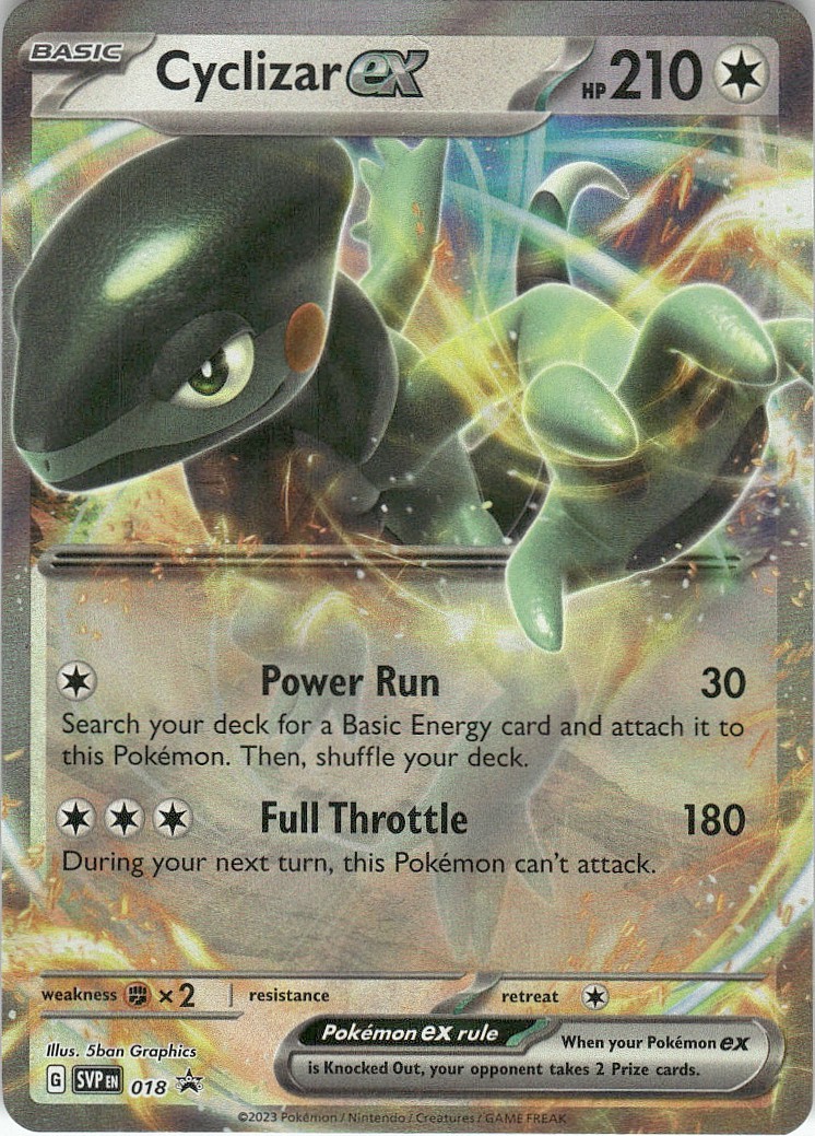 Cyclizar ex 2023 Pokemon TCG Black Star Promo #18 Scarlet & Violet