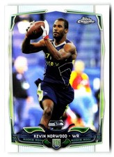 2014 Topps Chrome Refractor Kevin Norwood #142 RC Seahawks