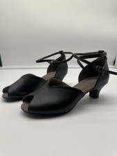 Women's West Coast Signature Swing Salsa Ballroom Dance Shoes Size 7 Very Fine