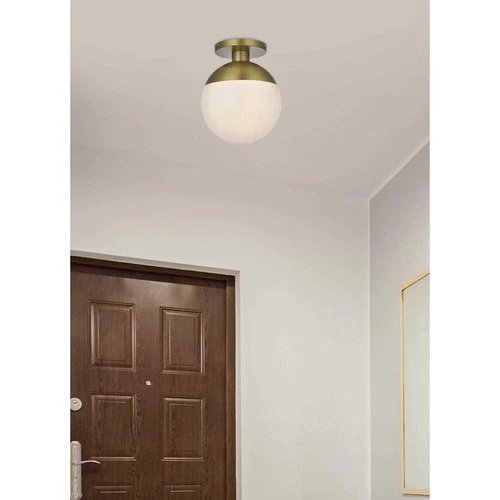 Living District LD6056SG Eclipse Flush Mount Satin Gold - Picture 9 of 9