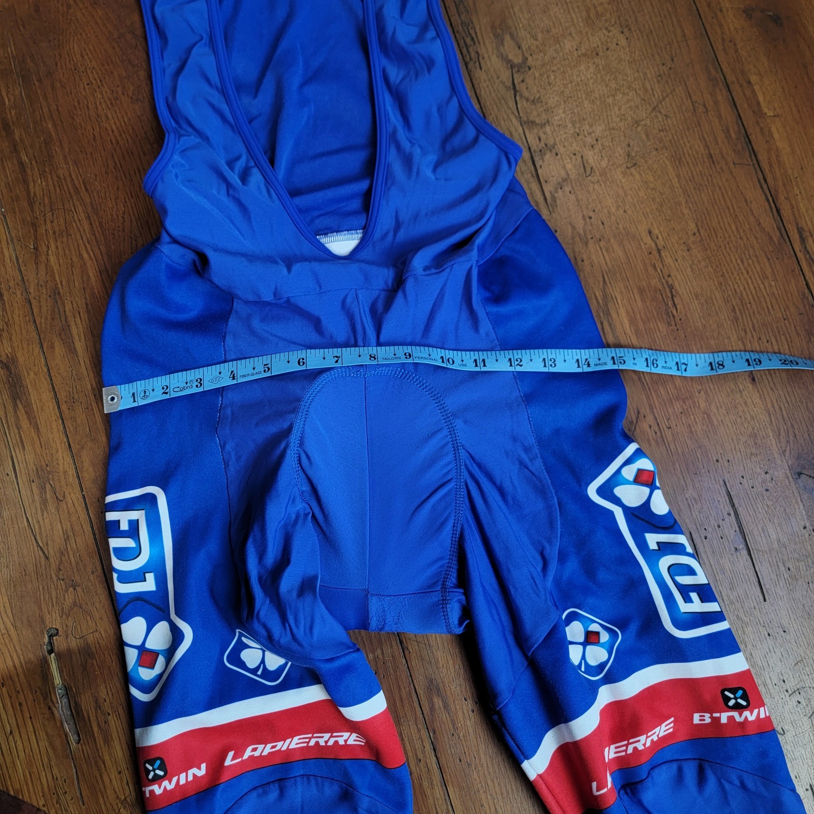 BTwin Mens 3 (M) Cycling Bibtights Italy 27" 15" (8/10) Thermal Blue