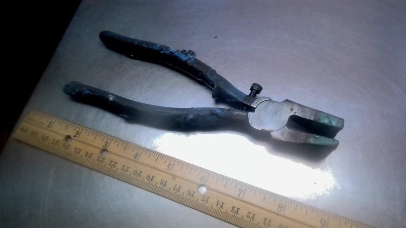 Diamond Horseshoe RP8 Adj. Glass Running/Breaking PLIERS stained tool