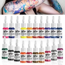 Vibrant Tattoo Ink set 20 14 7 Colors for Body Art Makeup Kit Accessories