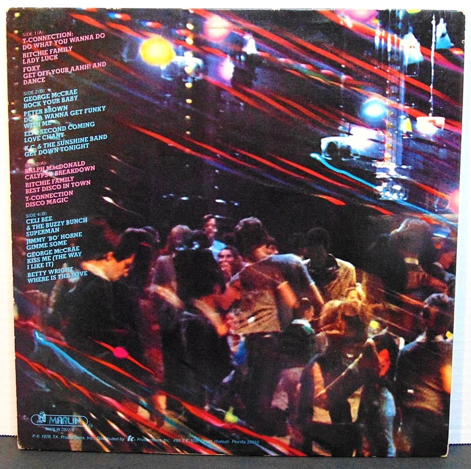 Various Artists - Disco Party - 1978 Marlin Disco Funk 2x Vinyl LP Record Album - Image 2 of 4