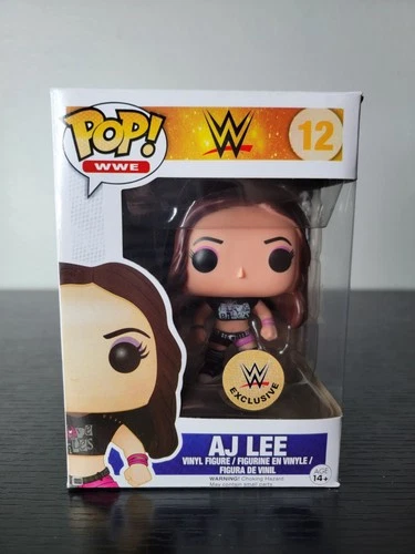 🔥Funko Pop! WWE: AJ LEE #12 Exclusive Rare Vaulted W/Protector! 🔥