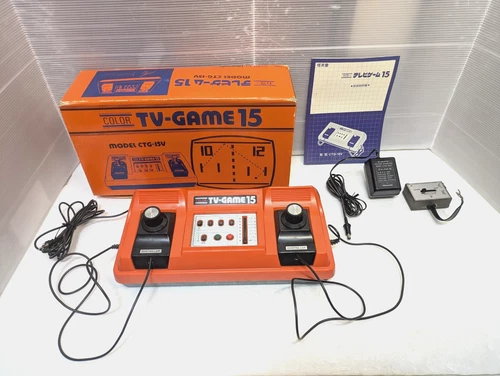 Nintendo Color TV game TV-GAME15 CTG-15V console  Japan Box Manual