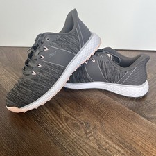 Greg Norman Ladies Sport Life Spikeless Golf Shoes Grey & Pink UK 6 EU 39 -RRP69