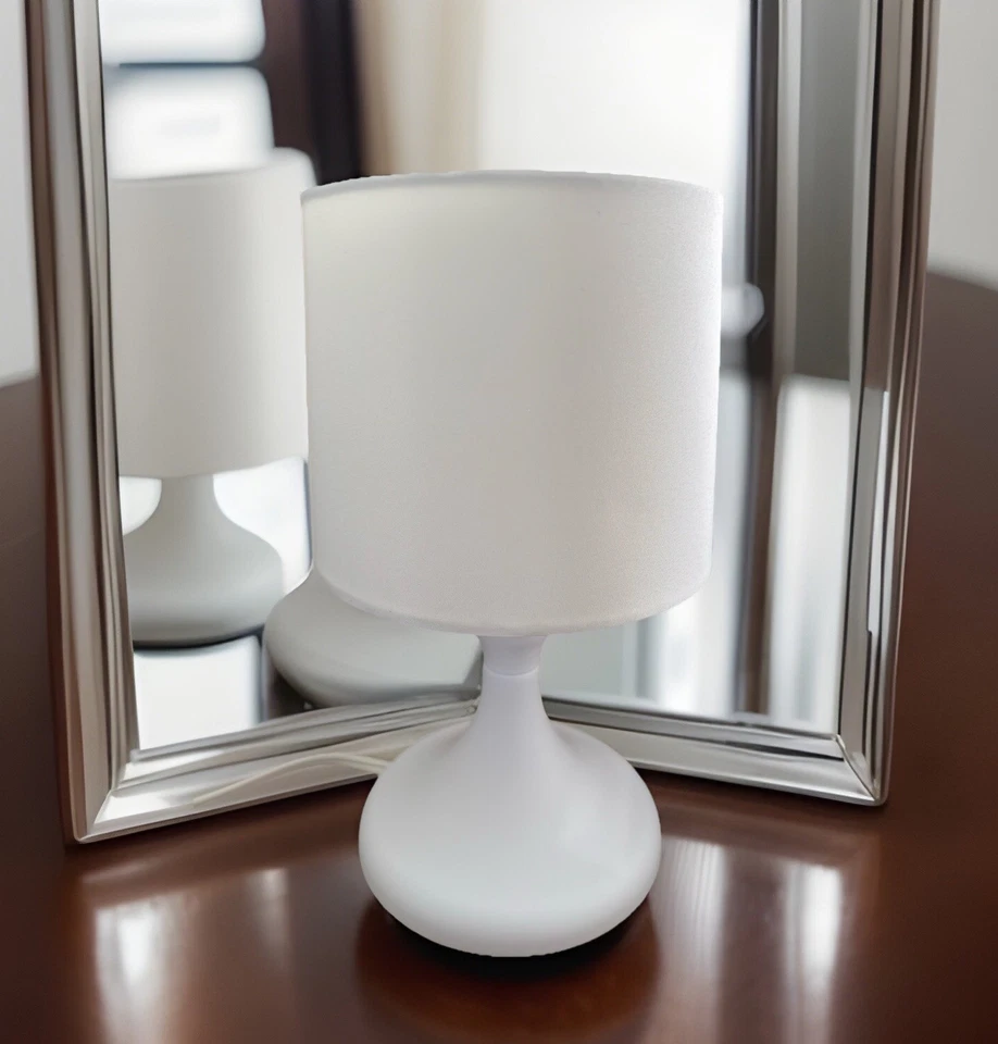 Bedroom Kitchen Table Lamp with Shade Sleek Modern Office Desk Lamp Electric - Image 4 of 4