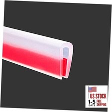 Clear Rubber Edge Trim, Self-Adhesive Transparent Edge 1/16"- Length 20'