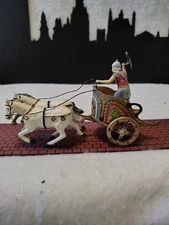 Jo Hill co - HTF  Vintage Roman Chariot and Figure