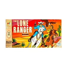 MTB Boardgame Lone Ranger Game Box Fair/VG