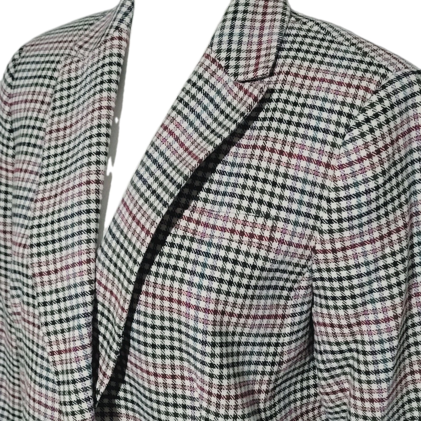 Talbots Houndstooth Multicolor Blazer Jacket Wome… - image 8