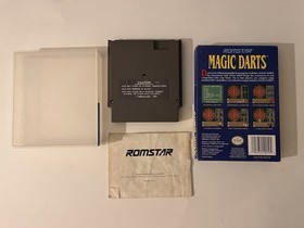 MAGIC DARTS NINTENDO NES Tested WORKING Original Box Video Game  Case