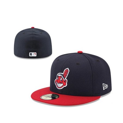Herren Baseball Cap Sommer Hut Cleveland Indians Chief Wahoo Fitted Hut Cap